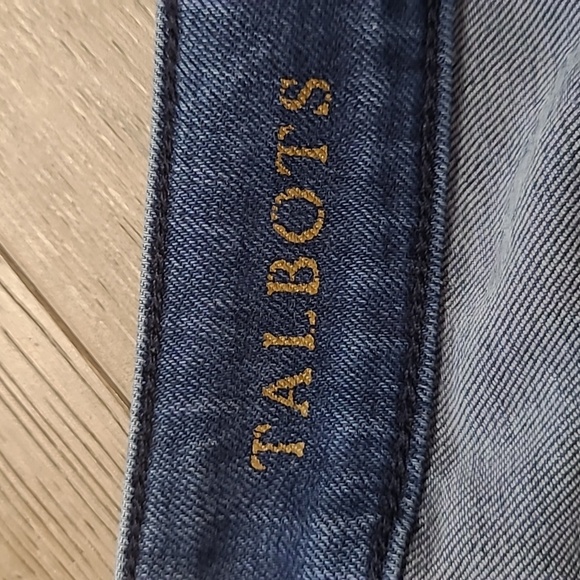Talbots Jeans Women's sz 8 Heritage Ankle Mid Rise Denim Jean - Picture 6 of 14